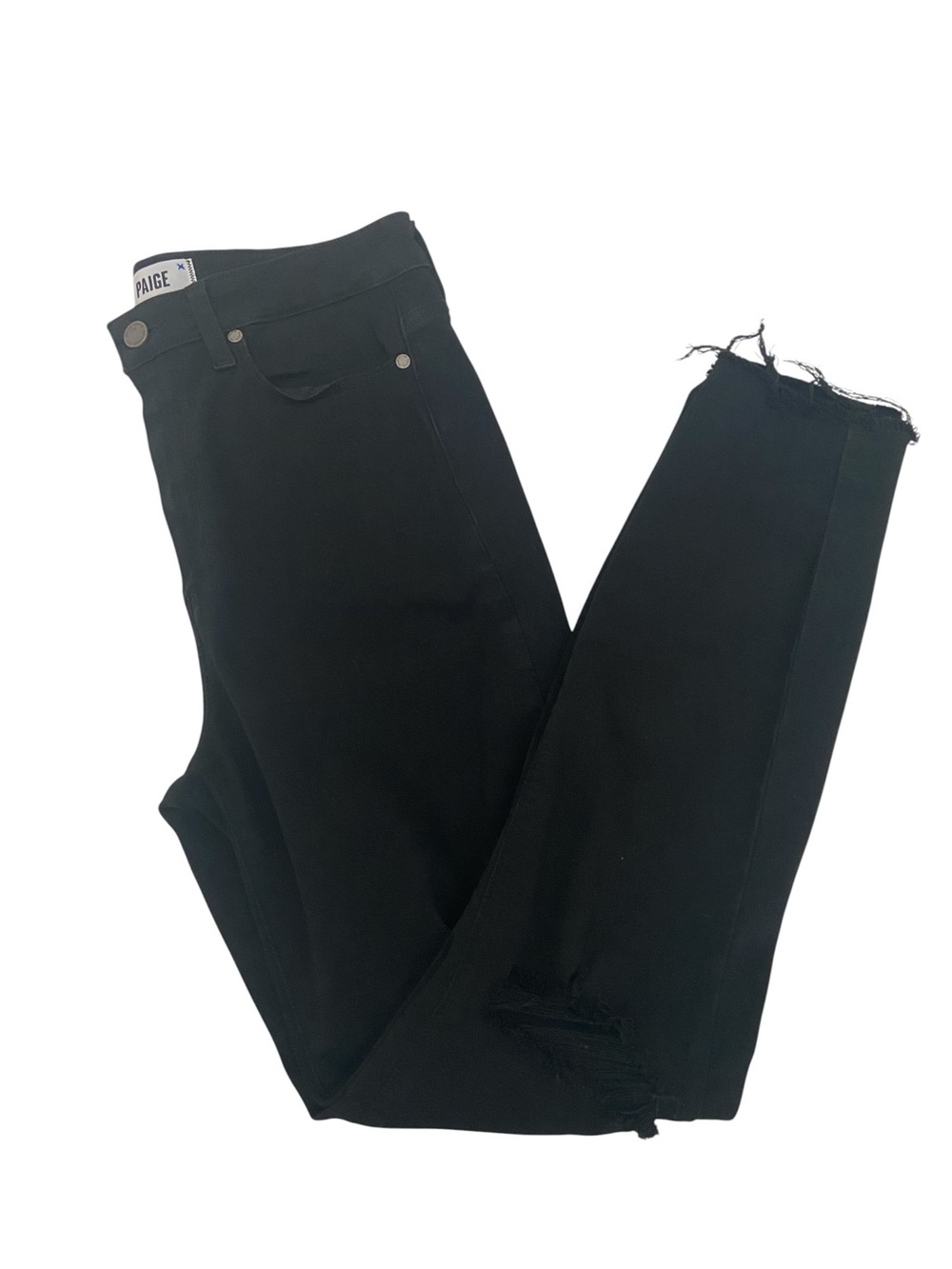 PAIGE BLACK MARGOT ANKLE JEANS SIZE 30/10